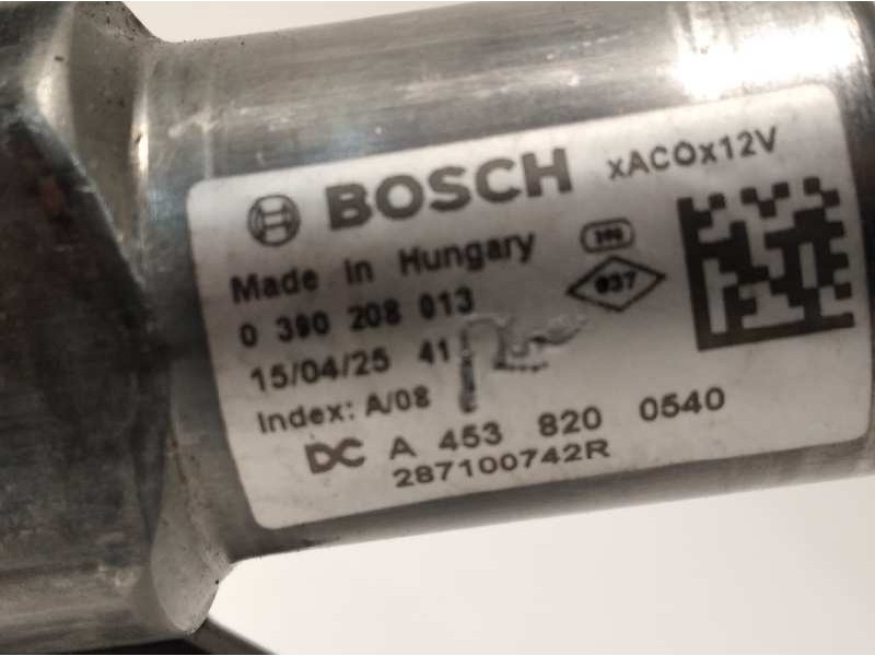 Recambio de motor limpia trasero para renault kadjar zen referencia OEM IAM 287100742R  0390208013