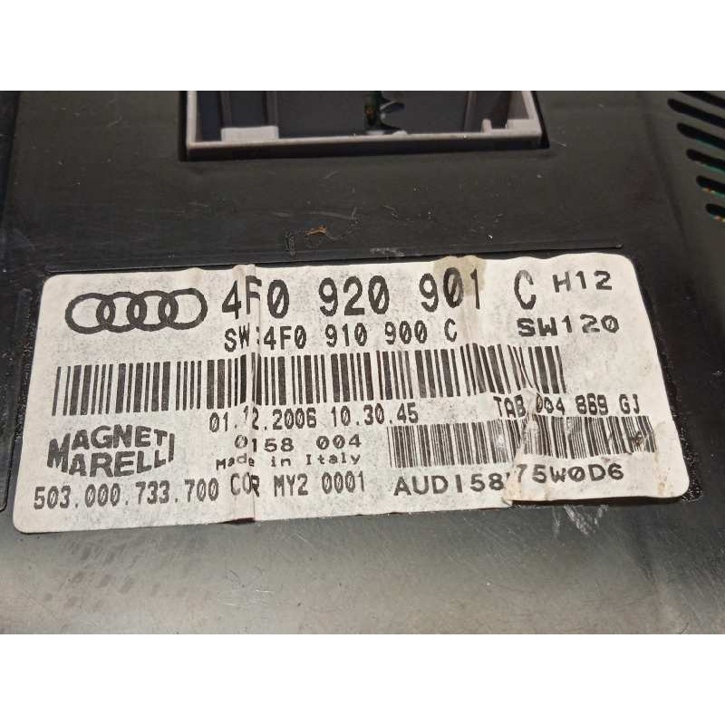Recambio de cuadro instrumentos para audi a6 berlina (4f2) 2.0 tdi referencia OEM IAM 4F0920901C  