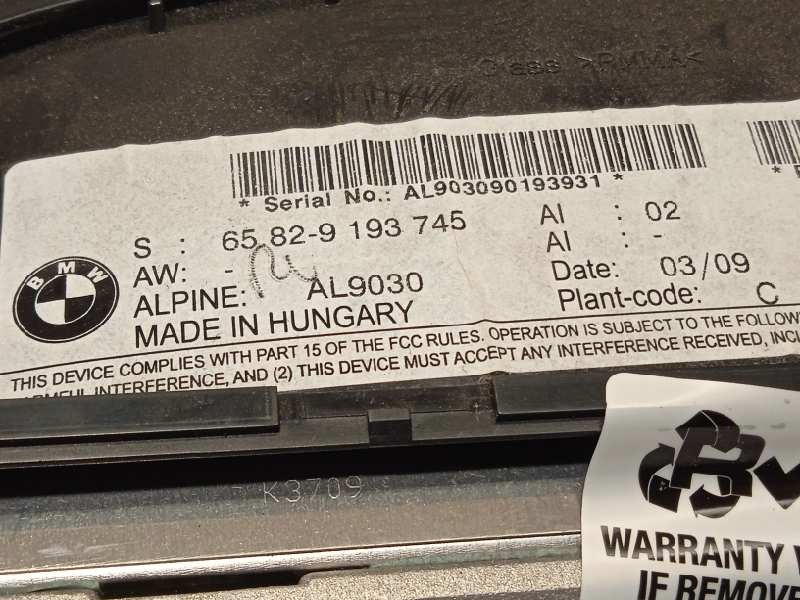 Recambio de pantalla multifuncion para bmw serie 5 touring (e61) 520d referencia OEM IAM 65829193745  