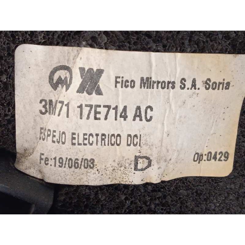 Recambio de retrovisor derecho para mazda 2 berlina (dy) 1.4 cat referencia OEM IAM 3M7117E714AC  DD216912ZB