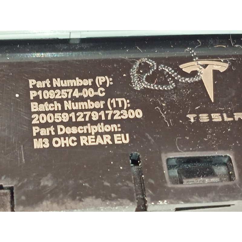Recambio de luz interior para tesla model 3 referencia OEM IAM 109257400C  