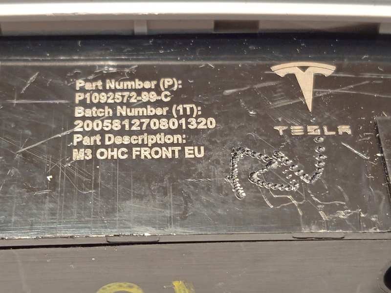Recambio de luz interior para tesla model 3 referencia OEM IAM 109257299C  