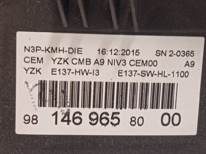 Recambio de cuadro instrumentos para peugeot 2008 (--.2013) style referencia OEM IAM 9814696580  9814039880