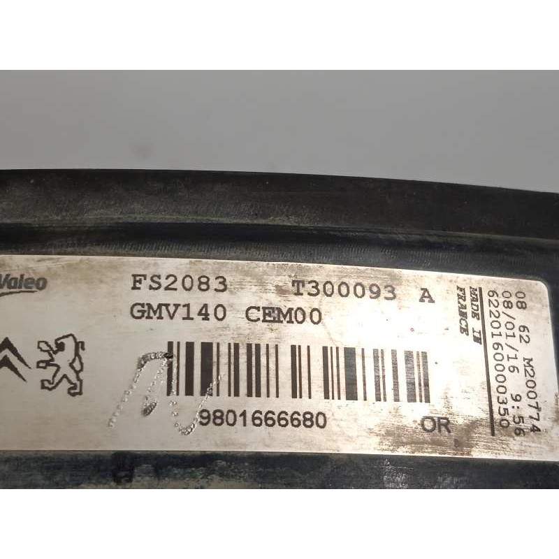 Recambio de electroventilador para peugeot 2008 (--.2013) style referencia OEM IAM 9801666680  
