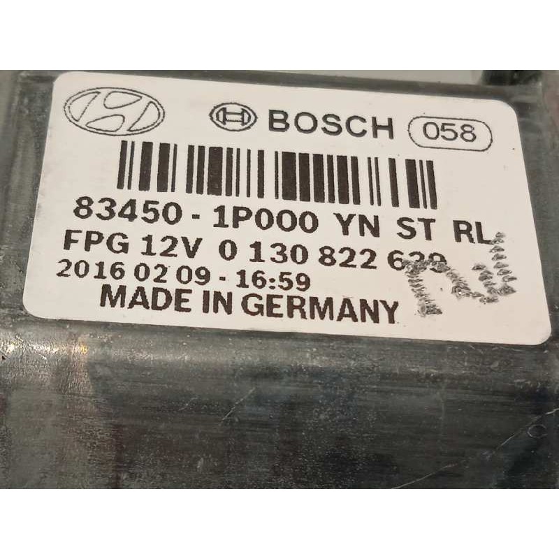 Recambio de elevalunas trasero izquierdo para hyundai ix20 1.6 crdi cat referencia OEM IAM 834701K010 0130822639 834501P000