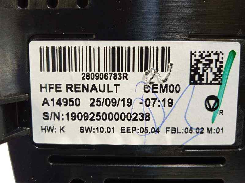 Recambio de pantalla multifuncion para renault kadjar black edition referencia OEM IAM 280906783R  