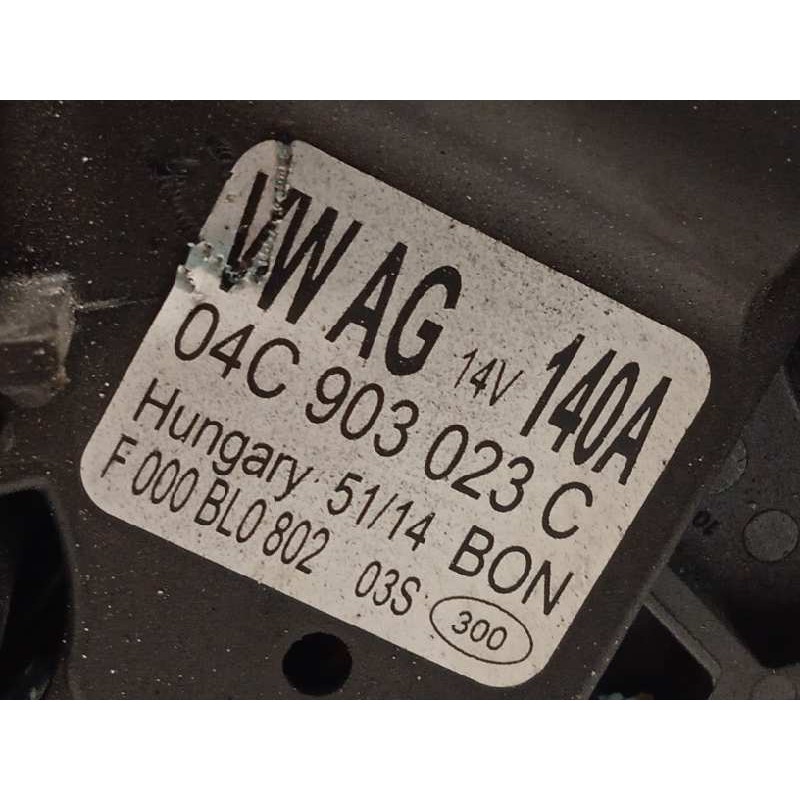 Recambio de alternador para volkswagen polo (6c1) trendline bluemotion referencia OEM IAM 04C903023C  F000BL0802