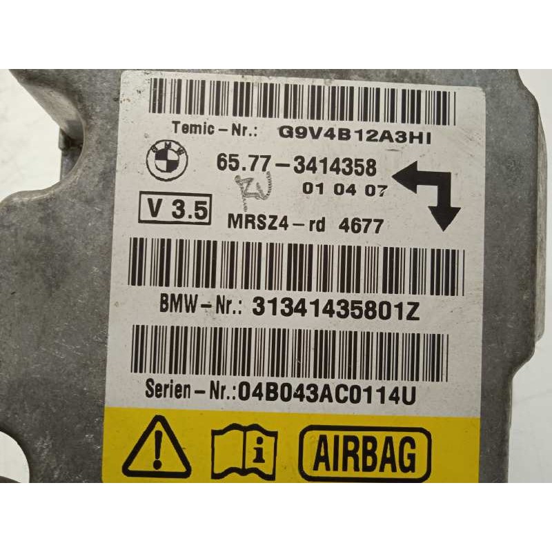 Recambio de centralita airbag para bmw x3 (e83) 3.0 turbodiesel cat referencia OEM IAM 65773414358  