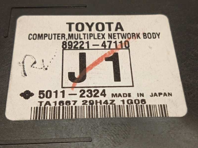 Recambio de modulo electronico para toyota prius (nhw30) plug-in hybrid advance referencia OEM IAM 8922147110  