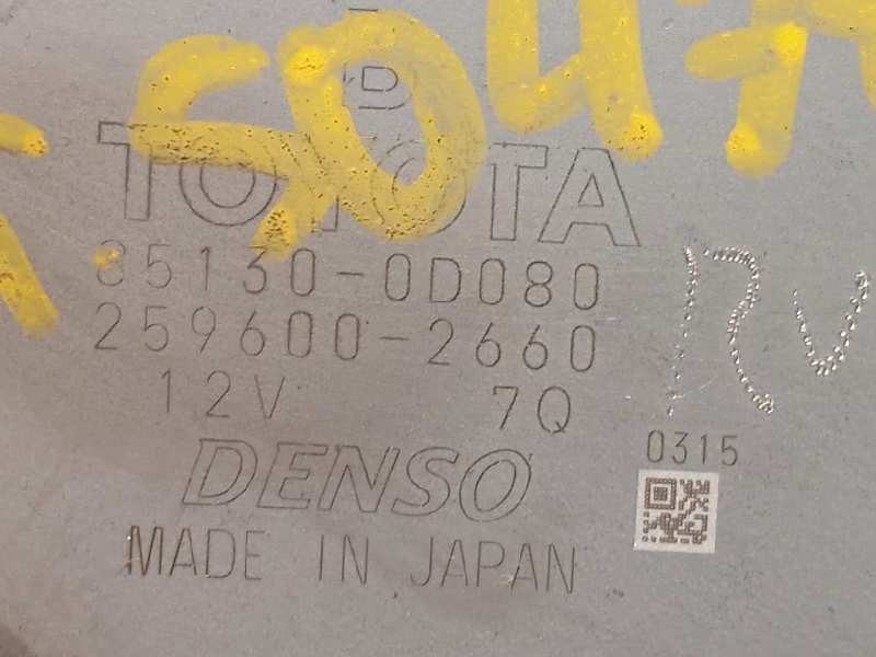 Recambio de motor limpia trasero para toyota yaris active referencia OEM IAM 851300D080  2596002660