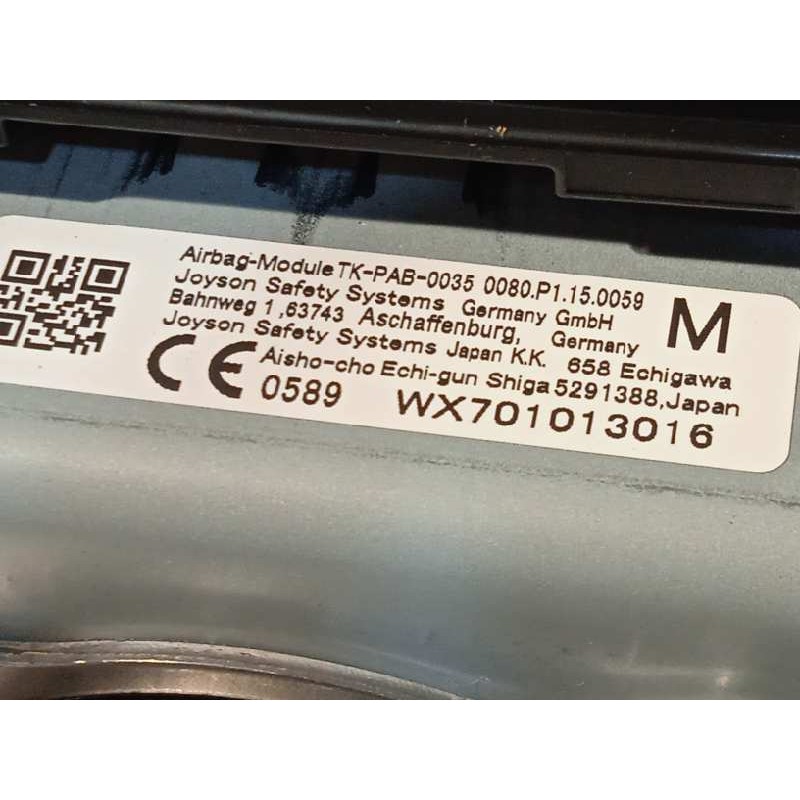 Recambio de kit airbag para subaru xv (g5) 1.6 cat referencia OEM IAM NOREF  