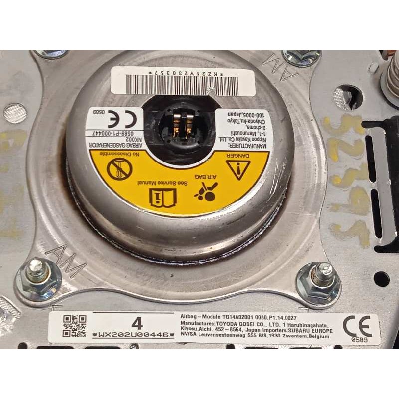 Recambio de kit airbag para subaru xv (g5) 1.6 cat referencia OEM IAM NOREF  