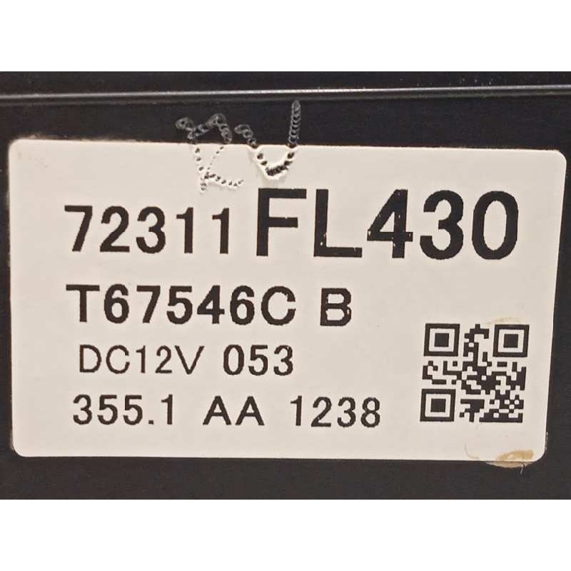 Recambio de mando climatizador para subaru xv (g5) 1.6 cat referencia OEM IAM 72311FL430  
