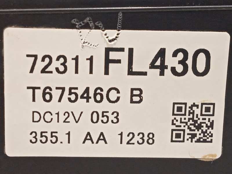 Recambio de mando climatizador para subaru xv (g5) 1.6 cat referencia OEM IAM 72311FL430  