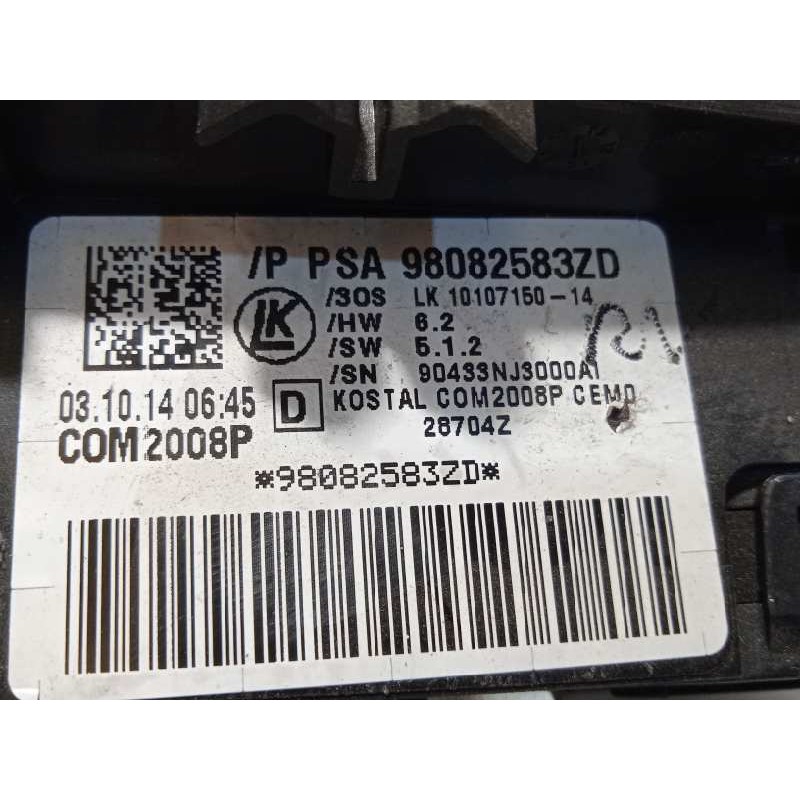 Recambio de mando intermitentes para peugeot 508 1.6 e-hdi fap referencia OEM IAM 98082583ZD  