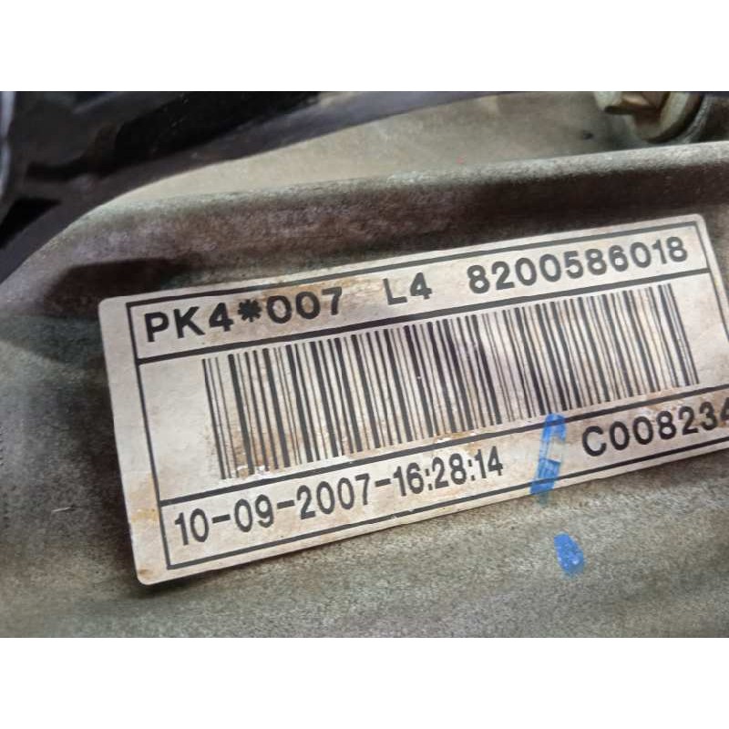 Recambio de caja cambios para renault laguna iii 2.0 dci diesel cat referencia OEM IAM PK4007  8200586018