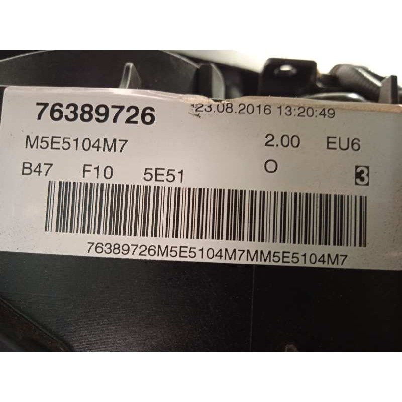 Recambio de motor completo para bmw serie 5 lim. (f10) 518d referencia OEM IAM B47D20A  