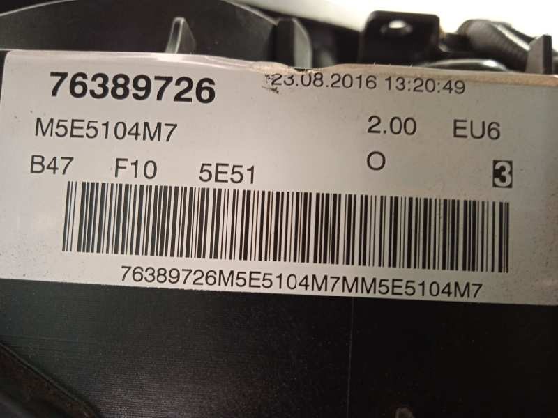 Recambio de motor completo para bmw serie 5 lim. (f10) 518d referencia OEM IAM B47D20A  