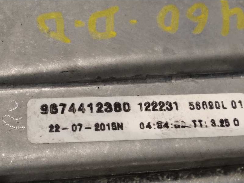 Recambio de elevalunas delantero derecho para citroën c-elysée exclusive referencia OEM IAM 9674412380  