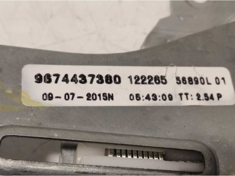 Recambio de elevalunas trasero izquierdo para citroën c-elysée exclusive referencia OEM IAM 9674437380  9677417580