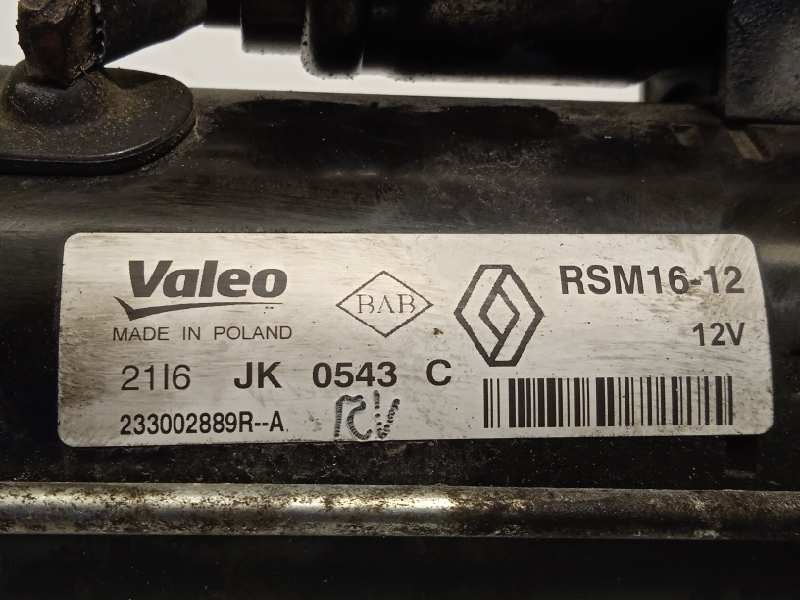 Recambio de motor arranque para renault trafic furgón referencia OEM IAM 233002889R  RSM1612