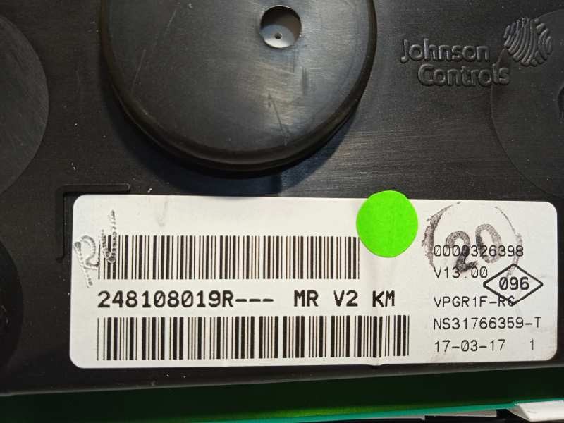 Recambio de cuadro instrumentos para dacia logan mcv ii 0.9 tce cat referencia OEM IAM 248108019R  