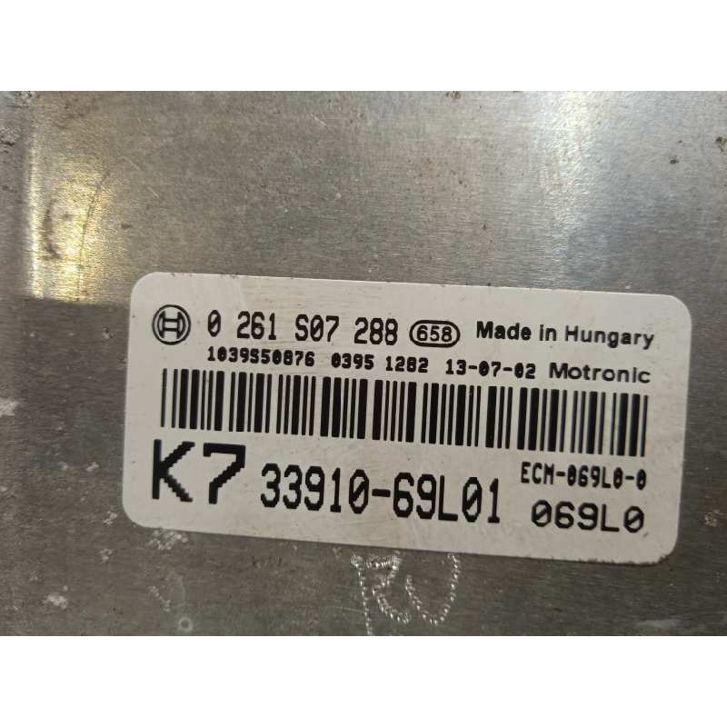 Recambio de centralita motor uce para suzuki swift azg (nz) glx referencia OEM IAM 3391069L01  0261S07288