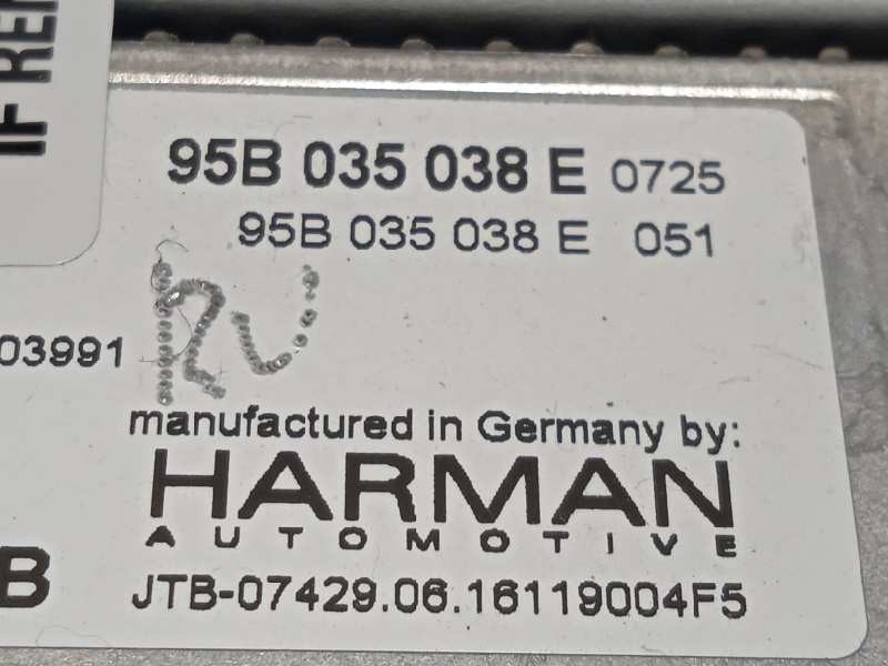 Recambio de modulo electronico para porsche macan (typ ) s diesel referencia OEM IAM 95B035038E  95B035038C6N3