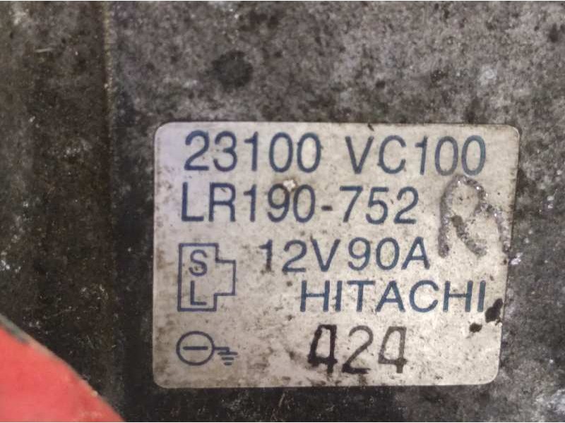 Recambio de alternador para nissan patrol gr (y61) referencia OEM IAM 23100VC100  LR190752