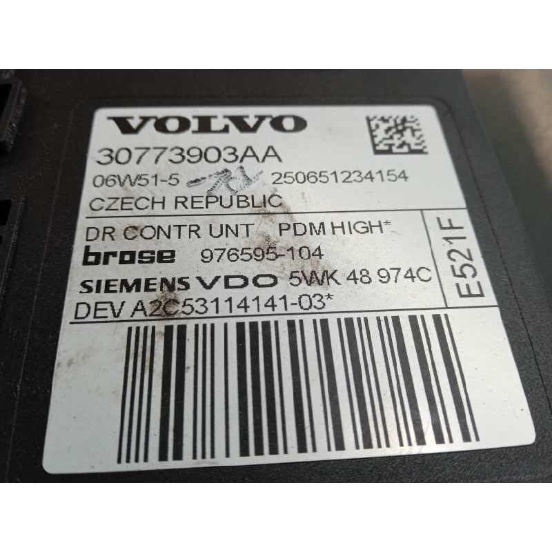 Recambio de elevalunas delantero derecho para volvo c30 2.0 d kinetic referencia OEM IAM 30773903AA  