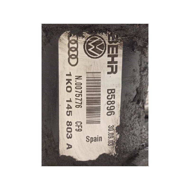 Recambio de intercooler para audi a3 (8p) 2.0 tdi referencia OEM IAM 1K0145803A  