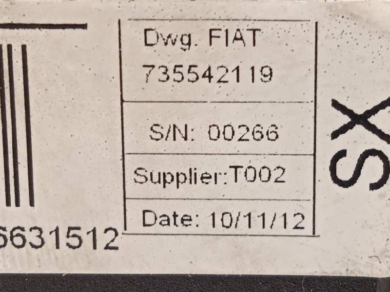 Recambio de cinturon seguridad delantero izquierdo para fiat qubo (300) trekking referencia OEM IAM 735542119  