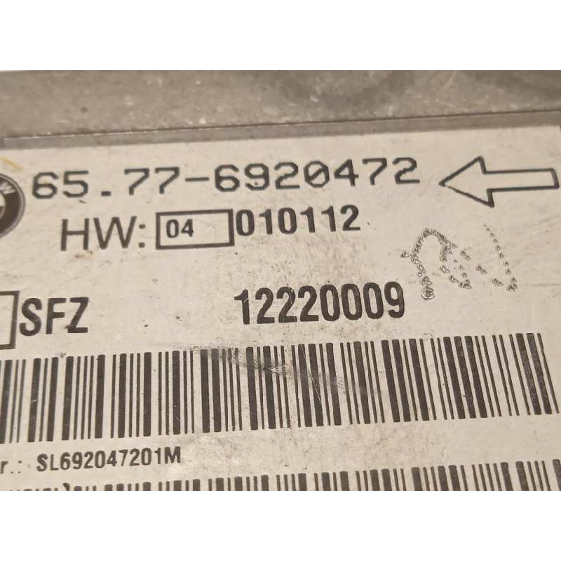 Recambio de centralita airbag para bmw serie 7 (e65/e66) 745i referencia OEM IAM 65776920472  