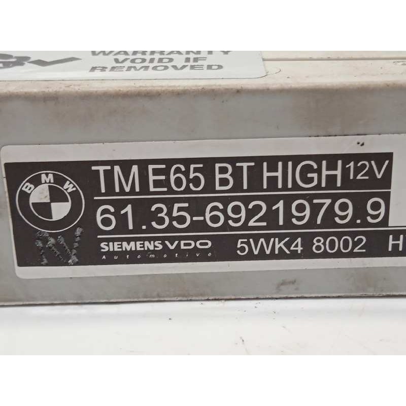 Recambio de centralita confort para bmw serie 7 (e65/e66) 745i referencia OEM IAM 61356921979  