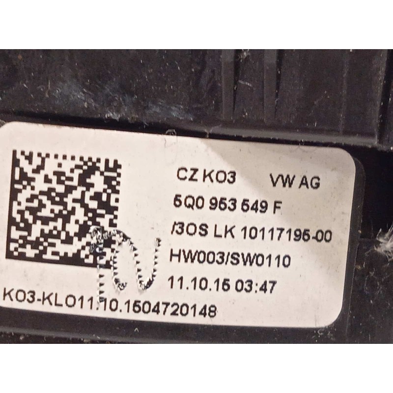 Recambio de anillo airbag para seat leon st (5f8) x-perience 4drive referencia OEM IAM 5Q0953649F  