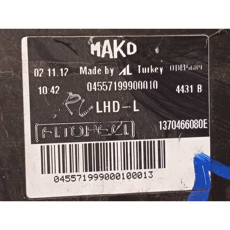 Recambio de faro izquierdo para fiat qubo (300) trekking referencia OEM IAM 1370466080E  