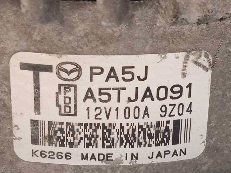 Recambio de alternador para mazda cx-5 2.0 cat referencia OEM IAM PA5J A5TJA091 PA5J18300
