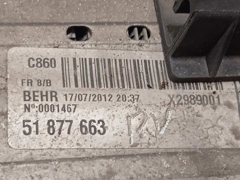 Recambio de intercooler para fiat qubo (300) trekking referencia OEM IAM 51877663  