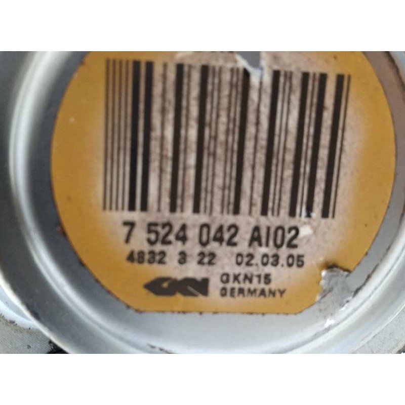 Recambio de transmision trasera derecha para bmw x3 (e83) 2.5i referencia OEM IAM 7524042  33217529918