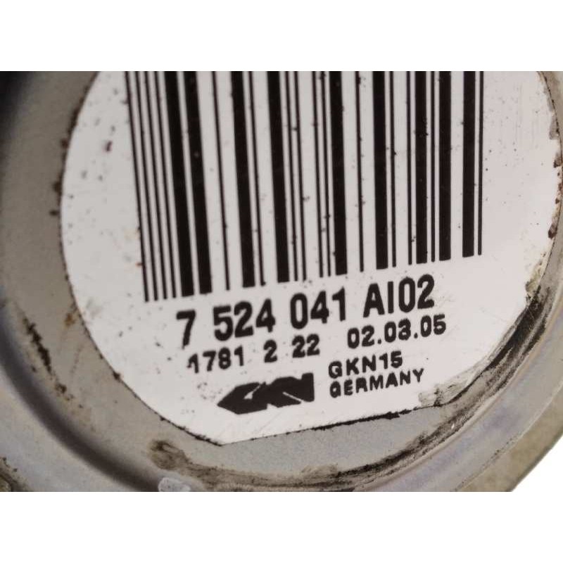 Recambio de transmision trasera izquierda para bmw x3 (e83) 2.5i referencia OEM IAM 7524041  33217529917