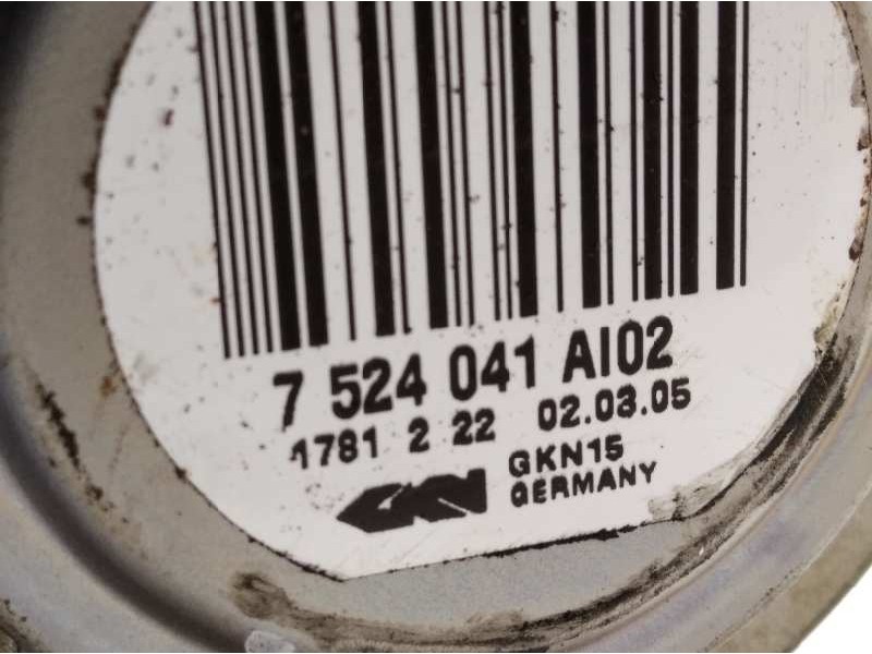 Recambio de transmision trasera izquierda para bmw x3 (e83) 2.5i referencia OEM IAM 7524041  33217529917