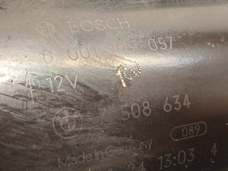 Recambio de motor arranque para bmw serie 7 (e65/e66) 745i referencia OEM IAM 7508634  0001109057