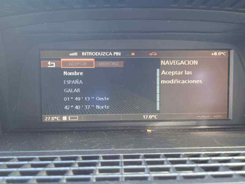 Recambio de pantalla multifuncion para bmw serie 7 (e65/e66) 745i referencia OEM IAM 65826923038  6923038