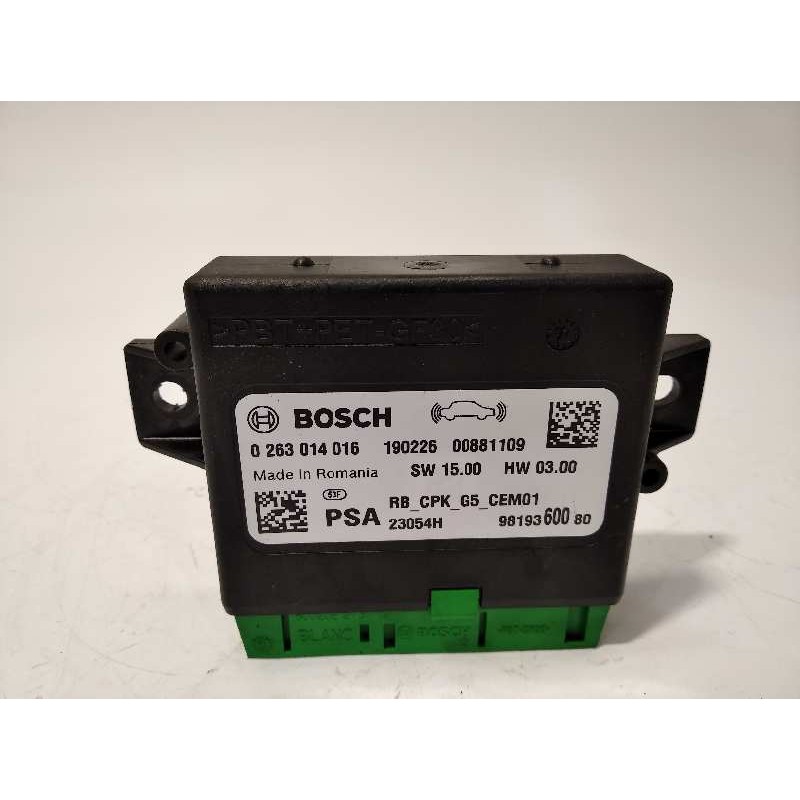 Recambio de modulo electronico para peugeot 3008 gt line referencia OEM IAM 9819360080  0263014016