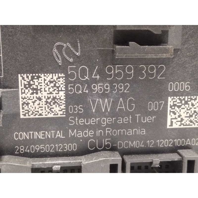 Recambio de modulo confort para seat leon (5f1) reference referencia OEM IAM 5Q4959392  