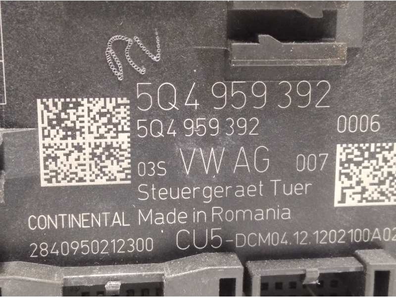 Recambio de modulo confort para seat leon (5f1) reference referencia OEM IAM 5Q4959392  
