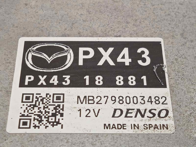 Recambio de centralita motor uce para mazda cx-5 2.0 cat referencia OEM IAM PX4318881 PA9X188K2A MB2798003482