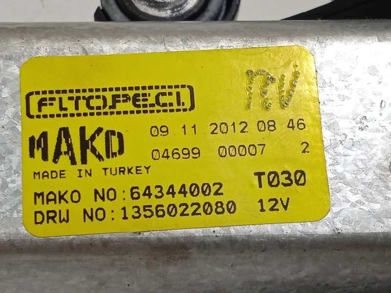 Recambio de motor limpia trasero para fiat qubo (300) trekking referencia OEM IAM 1356022080  64344002