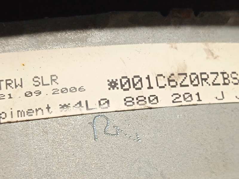 Recambio de airbag delantero izquierdo para audi q7 (4l) 3.0 tdi referencia OEM IAM 4L0880201J  4L0880201J6PS