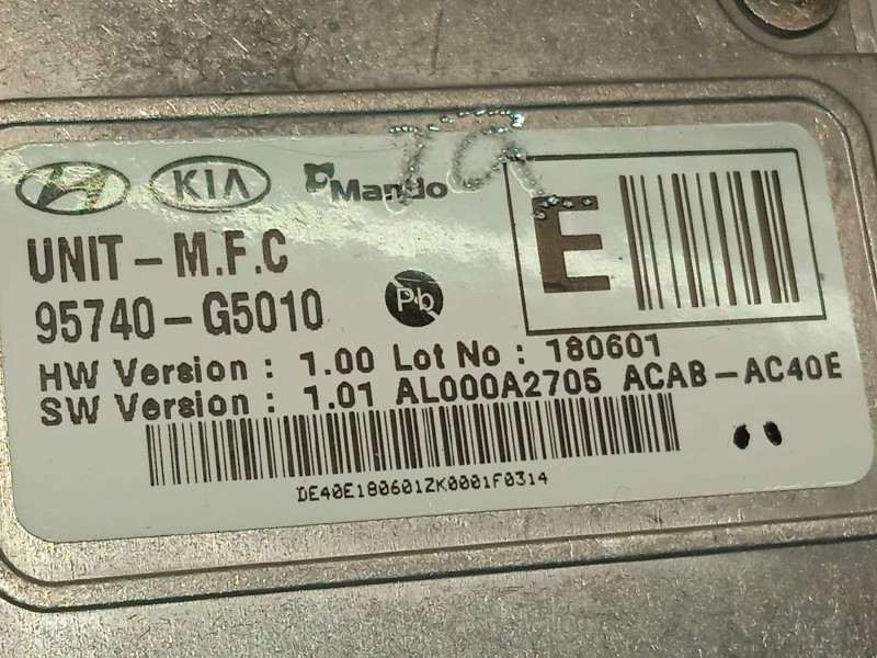 Recambio de modulo electronico para kia niro drive referencia OEM IAM 95740G5010  